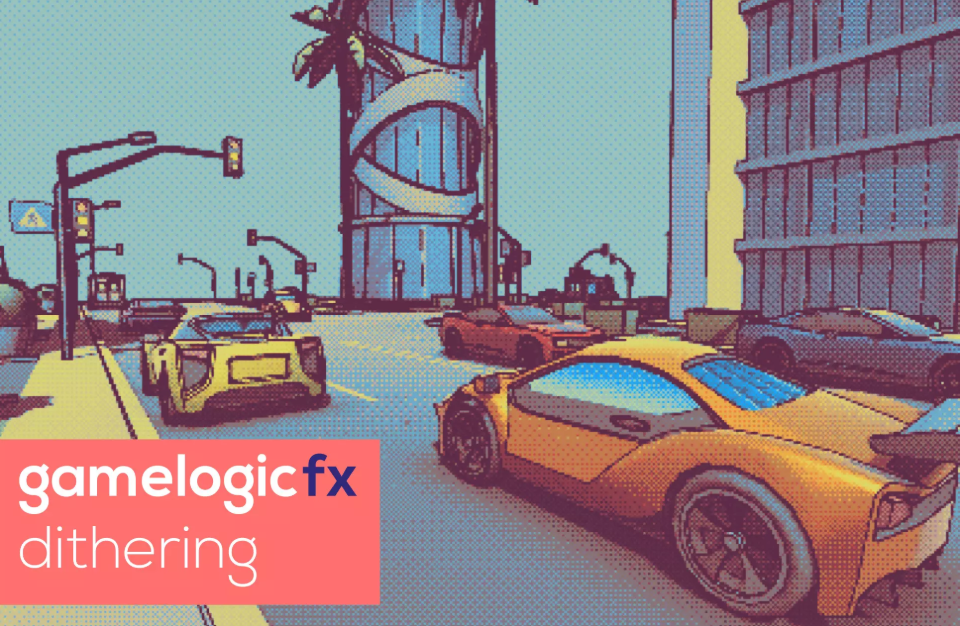 Screenshot of Dithering Gamelogic Asset Pack.