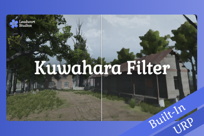 Screenshot of the Kuwahara Filter implementation.