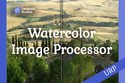 Screenshot of the Watercolor Filter implementation.